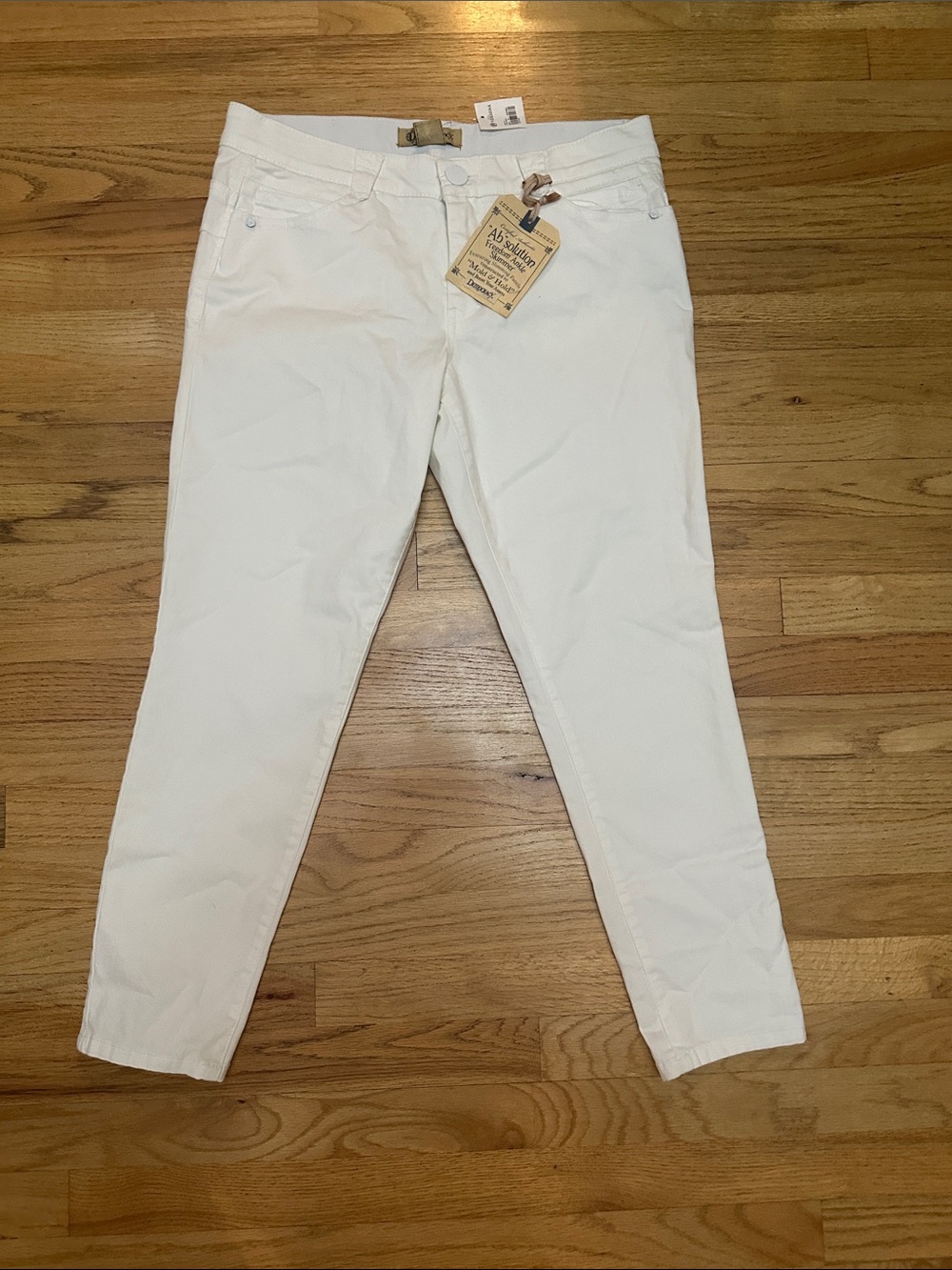 Women’s Democracy Slim Fit White stretch Jeans Size 12
